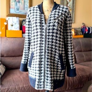The Kooples houndstooth sweater Coat